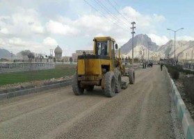 تداوم عملیات پروژه کمربندی خیابان بهارستان 