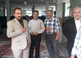 حضور شهردار در جمع نمازگزاران مسجد سکینه(س)