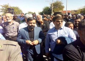 حضور شهردار در مراسم تشييع سردار محمود توكلي 