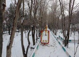 تصاویر اولین برف زمستانی در شهر کلیشادوسودرجان
