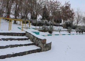 تصاویر اولین برف زمستانی در شهر کلیشادوسودرجان
