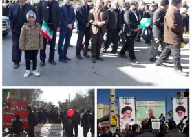 راهپیمایی 22 بهمن در شهر کلیشادوسودرجان 
