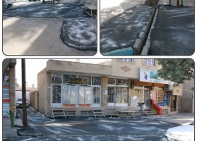 نهضت آسفالت معابر و کوچه‌های سطح شهر ادامه دارد ...