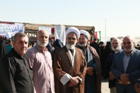 حضور مهندس مختاری شهردار کلیشاد و سودرجان به همراه پرسنل شهرداری در مراسم 13آبان و روز دانش‌آموز