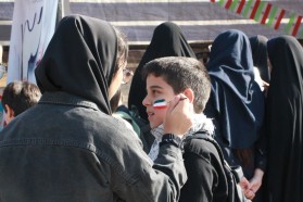 حضور مهندس مختاری شهردار کلیشاد و سودرجان به همراه پرسنل شهرداری در مراسم 13آبان و روز دانش‌آموز