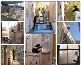 جریان خدمت در محلات شهر توسط معاونت خدمات شهری شهرداری