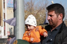 مراسم استقبال از کاروان شهدای گمنام (اهالی بهشت) در شهرستان فلاورجان