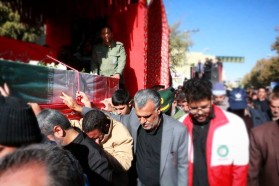 مراسم استقبال از کاروان شهدای گمنام (اهالی بهشت) در شهرستان فلاورجان