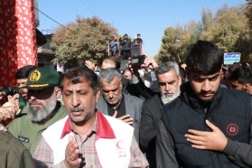 مراسم استقبال از کاروان شهدای گمنام (اهالی بهشت) در شهرستان فلاورجان