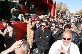 مراسم استقبال از کاروان شهدای گمنام (اهالی بهشت) در شهرستان فلاورجان