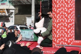 مراسم استقبال از کاروان شهدای گمنام (اهالی بهشت) در شهرستان فلاورجان