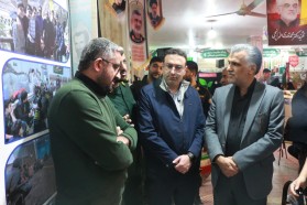 بازدید شهردار کلیشاد و سودرجان از نمایشگاه پایگاه‌های اسوه