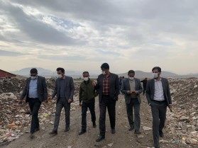 نشست دهیاران شهرستان فلاورجان به‌همراه بازدید میدانی از شرکت بازیافت