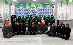 حضور خادمیاران کشوری گلستان شهدا اصفهان در شهر کلیشاد و سودرجان