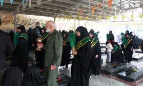 حضور خادمیاران کشوری گلستان شهدا اصفهان در شهر کلیشاد و سودرجان