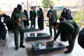 حضور خادمیاران کشوری گلستان شهدا اصفهان در شهر کلیشاد و سودرجان