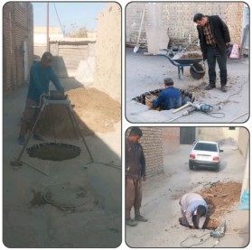 جریان خدمت در محلات شهر توسط معاونت خدمات شهری شهرداری