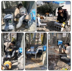 جریان خدمت در محلات شهر توسط معاونت فضای سبز شهرداری کلیشاد و سودرجان