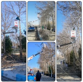 جریان خدمت در محلات شهر توسط معاونت فضای سبز شهرداری کلیشاد و سودرجان