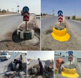 جریان خدمت در محلات شهر توسط واحد امانی معاونت عمران شهرداری کلیشاد و سودرجان