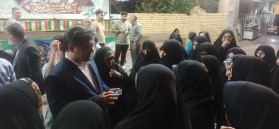 حضور و سخنرانی دکتر یارمحمدیان فرماندار شهرستان فلاورجان به همراه مهندس مختاری شهردار کلیشاد و سودرجان