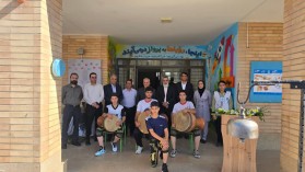 طنین زنگ «مهر، ایثار و مقاومت» در شهر کلیشاد و سودرجان