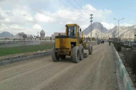 تداوم عملیات پروژه کمربندی خیابان بهارستان 
