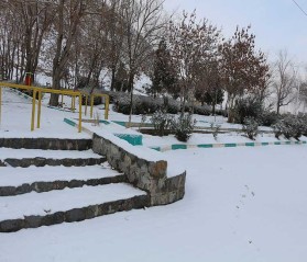 تصاویر اولین برف زمستانی در شهر کلیشادوسودرجان