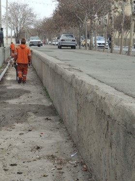 عملیات لایروبی و رسوب زدایی  کانال های سطح شهر
