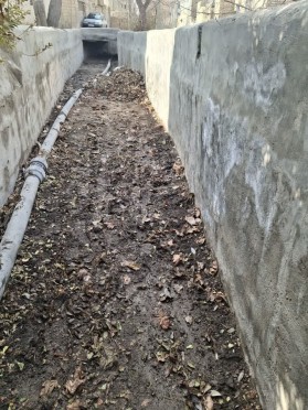 عملیات لایروبی و رسوب زدایی  کانال های سطح شهر