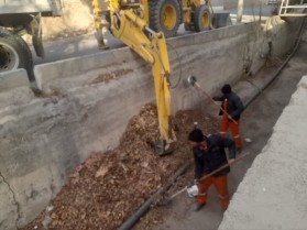 گوشه ای از فعالیتهای واحد خدمات شهری شهرداری