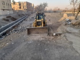 گوشه ای از فعالیتهای واحد خدمات شهری شهرداری