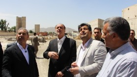 بازدید نایب رئیس اول مجلس شورای اسلامی از پروژه دانشگاه هنر شهر کلیشاد و سودرجان