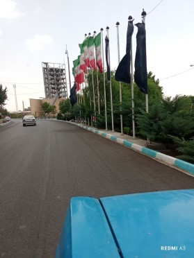 فضاسازی محیطی و نصب بنر در نقاط مختلف شهر به مناسبت سالگرد گرامیداشت شهدای خدمت