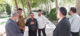 بازدید میدانی شهردار و رئیس شورای اسلامی شهر کلیشاد و سودرجان از پارک ساحلی و گفت‌وگوی صمیمی با شهروندان