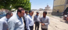 بازدید مهندس مختاری شهردار، از روند تعمیر چاه‌های آب در پارک ساحلی شهر و کوچه بوستان