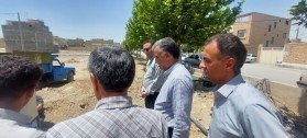 بازدید مهندس مختاری شهردار، از روند تعمیر چاه‌های آب در پارک ساحلی شهر و کوچه بوستان