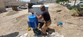 بازدید مهندس مختاری شهردار، از روند تعمیر چاه‌های آب در پارک ساحلی شهر و کوچه بوستان