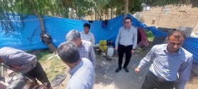 بازدید مهندس مختاری شهردار، از روند تعمیر چاه‌های آب در پارک ساحلی شهر و کوچه بوستان