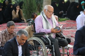 برگزاری مراسم دعای ندبه به مناسبت گرامیداشت آزاد سازی خرمشهر ، اولین سالگرد شهدای خدمت و 151شهید شهر کلیشاد و سودرجان 