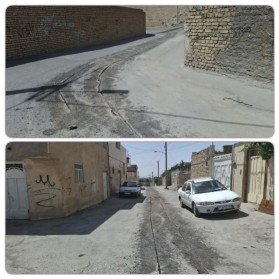 اجرای عملیات نهضت آسفالت و اصلاح معابر سطح شهر و محلات
