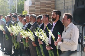 مزار مطهر شهدای کلیشاد و سودرجان غبارروبی و عطرافشانی شد